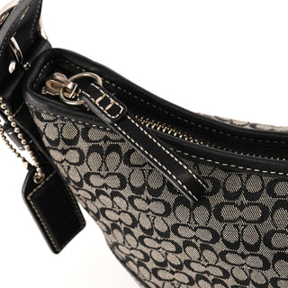 Coach 6351 Grey Black Signature Soho Shoulder Bag