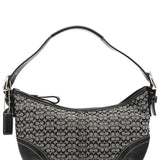 Coach 6351 Grey Black Signature Soho Shoulder Bag