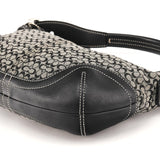 Coach 6351 Grey Black Signature Soho Shoulder Bag