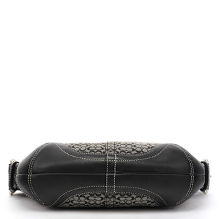 Coach 6351 Grey Black Signature Soho Shoulder Bag