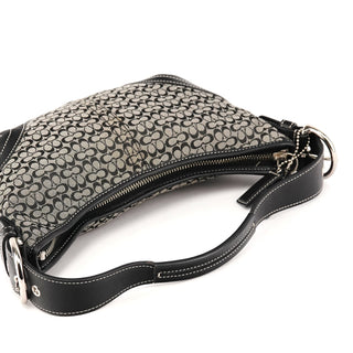 Coach 6351 Grey Black Signature Soho Shoulder Bag