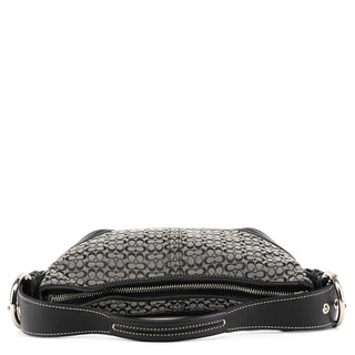 Coach 6351 Grey Black Signature Soho Shoulder Bag