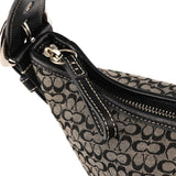 Coach 6351 Grey Black Signature Soho Shoulder Bag