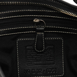 Coach 6351 Grey Black Signature Soho Shoulder Bag