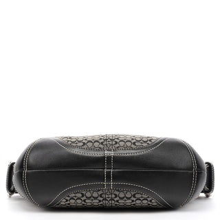 Coach 6351 Grey Black Signature Soho Shoulder Bag