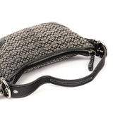 Coach 6351 Grey Black Signature Soho Shoulder Bag