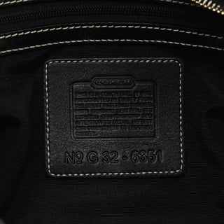 Coach 6351 Grey Black Signature Soho Shoulder Bag