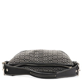 Coach 6351 Grey Black Signature Soho Shoulder Bag