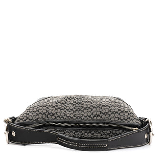 Coach 6351 Grey Black Signature Soho Shoulder Bag