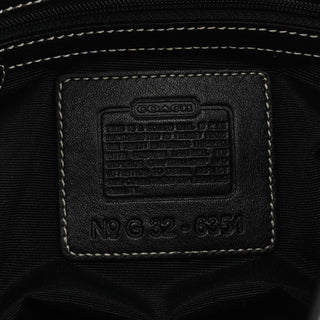 Coach 6351 Grey Black Signature Soho Shoulder Bag