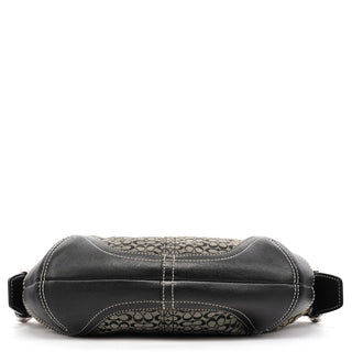 Coach 6351 Grey Black Signature Soho Shoulder Bag