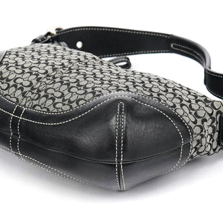 Coach 6351 Grey Signature C Hobo Shoulder Bag