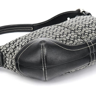 Coach 6351 Grey Signature C Hobo Shoulder Bag