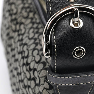 Coach 6351 Grey Signature C Hobo Shoulder Bag