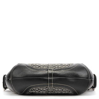 Coach 6351 Grey Signature C Hobo Shoulder Bag