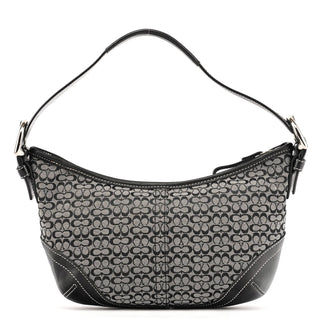 Coach 6351 Grey Signature C Hobo Shoulder Bag