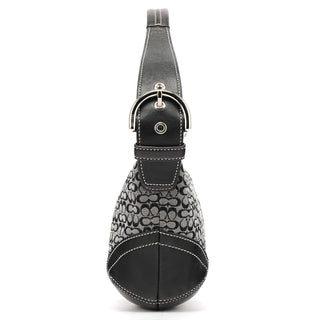 Coach 6351 Grey Signature C Hobo Shoulder Bag