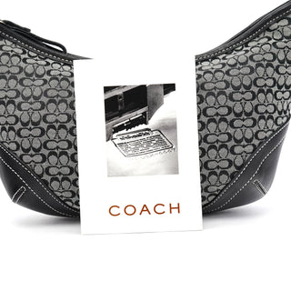Coach 6351 Grey Signature C Hobo Shoulder Bag