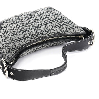 Coach 6351 Grey Signature C Hobo Shoulder Bag