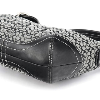 Coach 6351 Grey Signature C Hobo Shoulder Bag