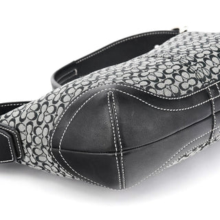 Coach 6351 Grey Signature C Hobo Shoulder Bag
