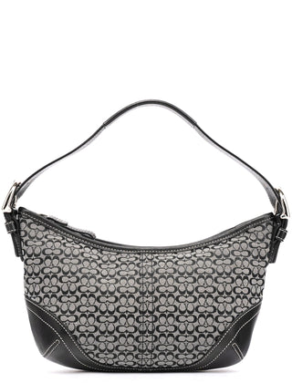 Coach 6351 Grey Signature C Hobo Shoulder Bag