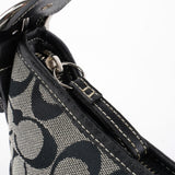 Coach 6351 Grey Signature C Rounded Shoulder Bag