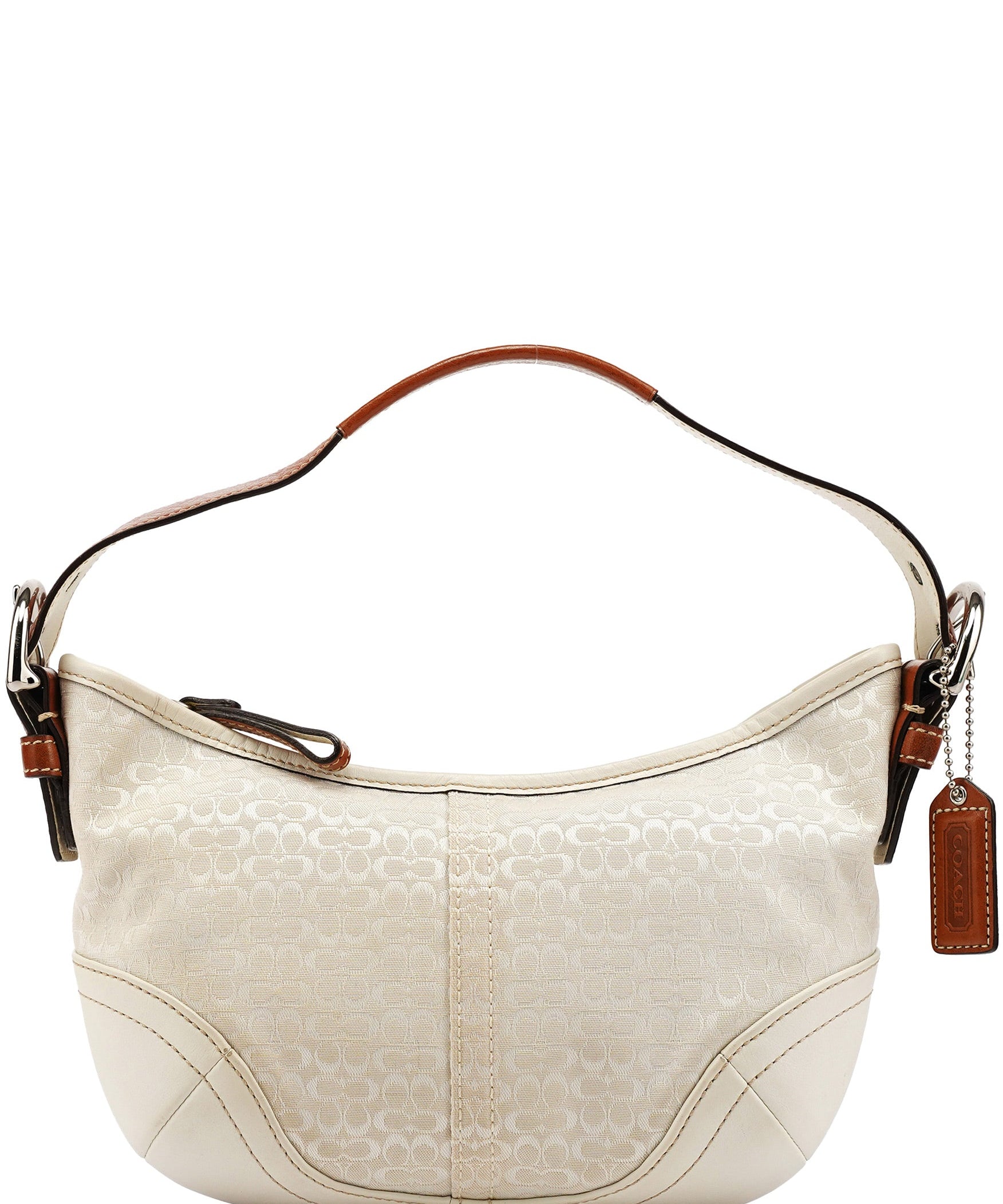 Coach 6351 Ivory Signature Soho Shoulder Bag