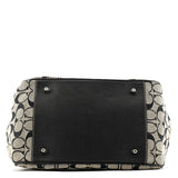 Coach 6352 Grey Black Signature Tote Bag