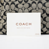 Coach 6352 Grey Black Signature Tote Bag