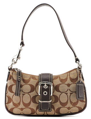 Coach 6362 Beige Brown Signature C Soho Shoulder Bag