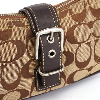 Coach 6362 Beige Brown Signature C Soho Shoulder Bag