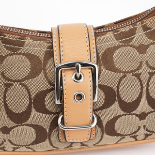 Coach 6362 Beige Signature C Soho Shoulder Bag