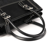 Coach 6366 Black Signature Canvas Soho Tote Bag