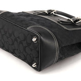 Coach 6366 Black Signature Canvas Soho Tote Bag