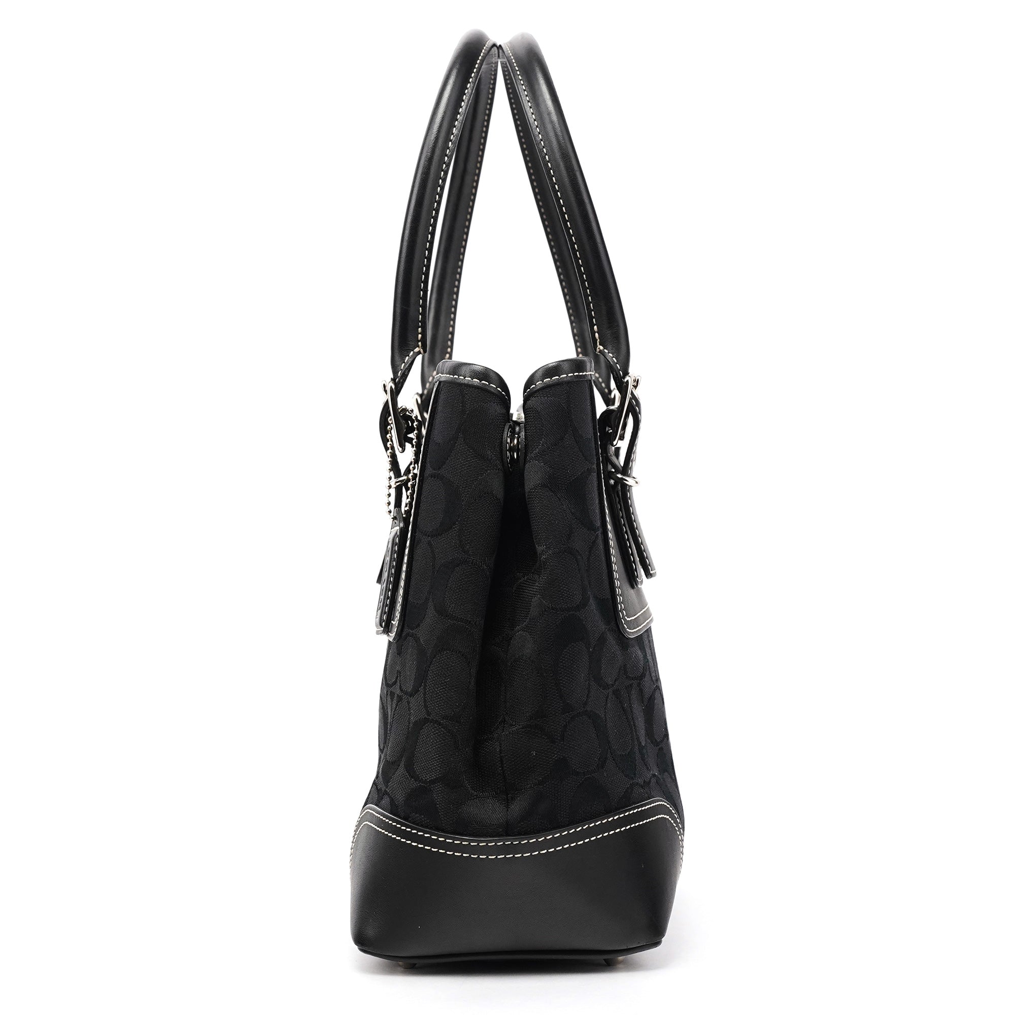 Coach 6366 Black Signature Canvas Soho Tote Bag – Rediscover Vintage