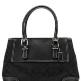 Coach 6366 Black Signature Canvas Soho Tote Bag