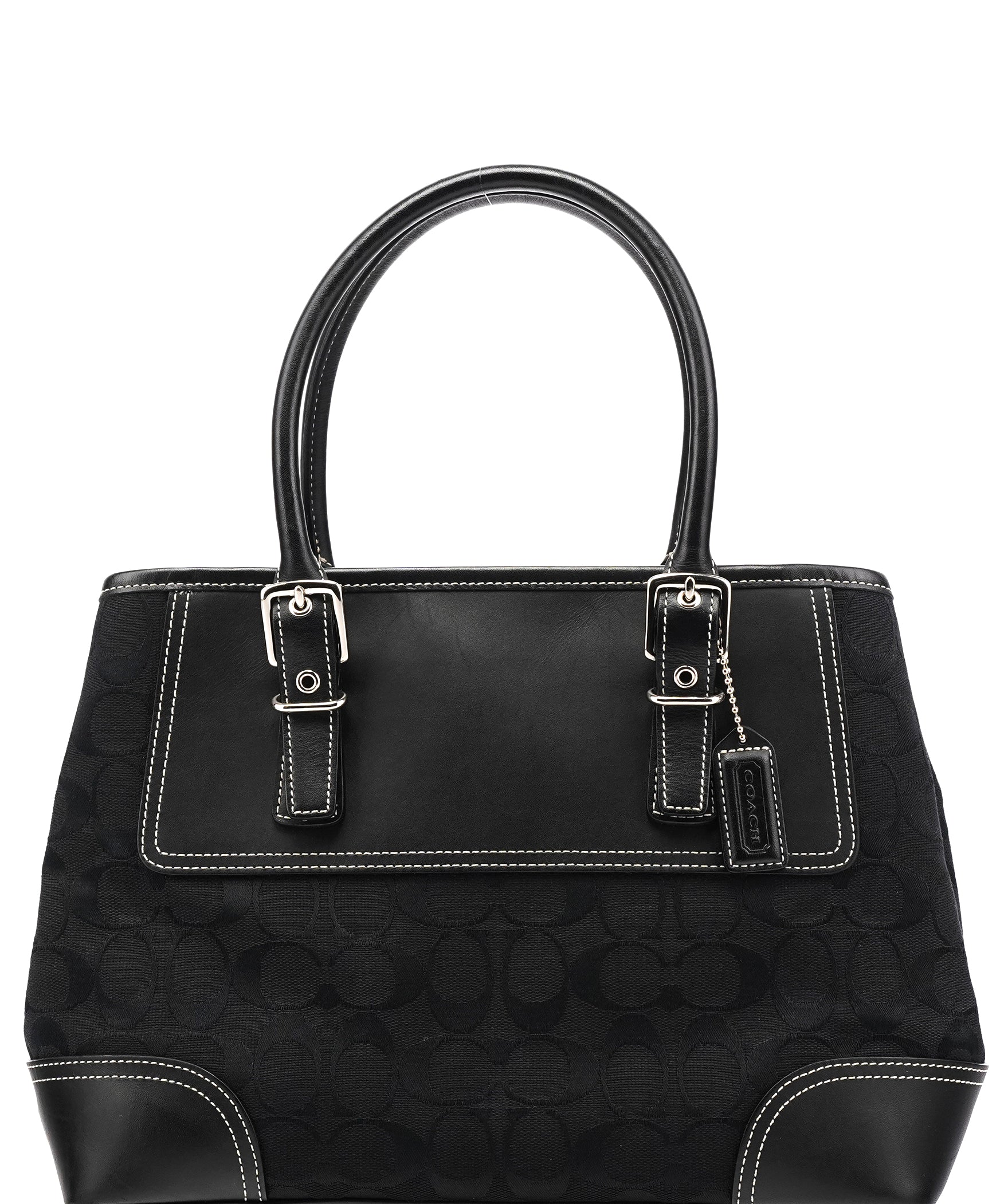 Coach 6366 Soho tote i sort Signature canvas