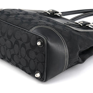 Coach 6366 Black Signature Soho Tote Bag