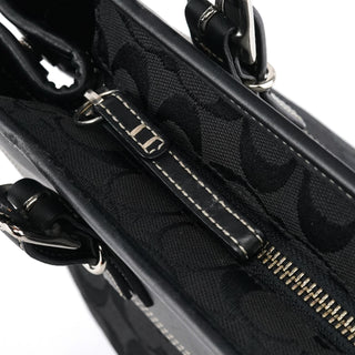 Coach 6366 Black Signature Soho Tote Bag