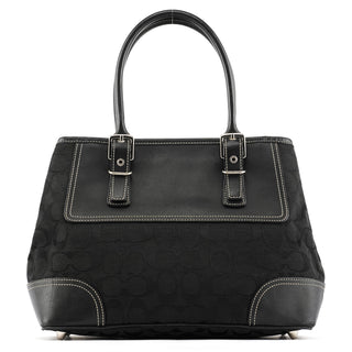 Coach 6366 Black Signature Soho Tote Bag