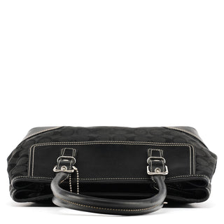 Coach 6366 Black Signature Soho Tote Bag