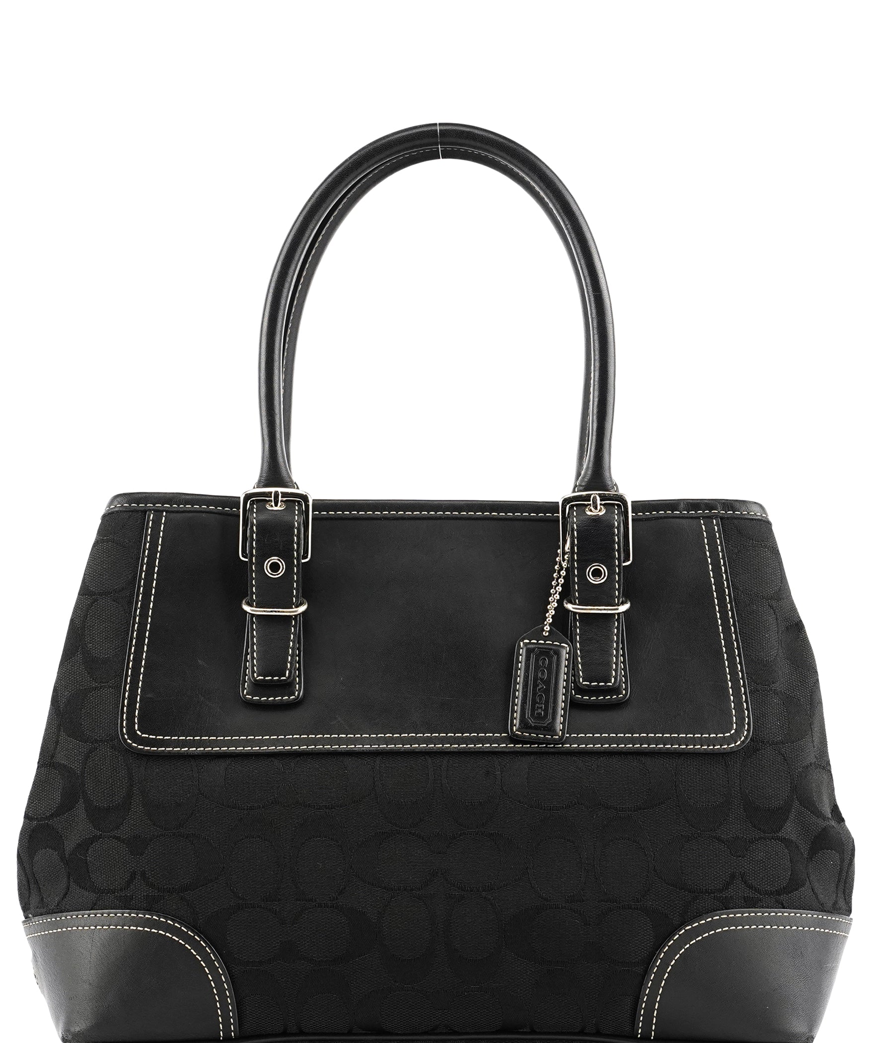 Coach 6366 Black Signature Soho Tote Bag