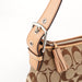 Coach 6371 Beige Signature C Demi Shoulder Bag