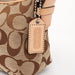 Coach 6371 Beige Signature C Demi Shoulder Bag