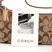 Coach 6371 Beige Signature C Demi Shoulder Bag