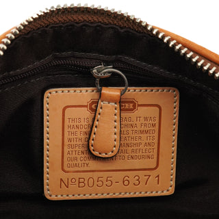 Coach 6371 Beige Signature Demi Shoulder Bag