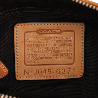 Coach 6371 Beige Tan Signature Demi Shoulder Bag