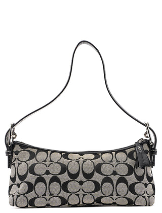 Coach 6371 Grey Signature C Demi Shoulder Bag