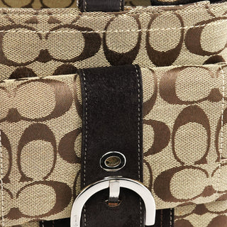 Coach 6378 Beige Brown Soho Tote Bag